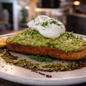 Avocado & Feta on Sourdough (GFO,V)